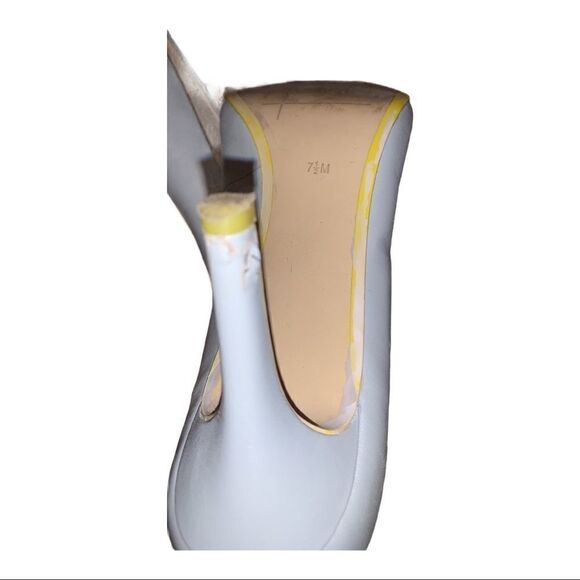 Charley Amar Gray Leather Shoes size 7.5 M - Picture 3 of 4